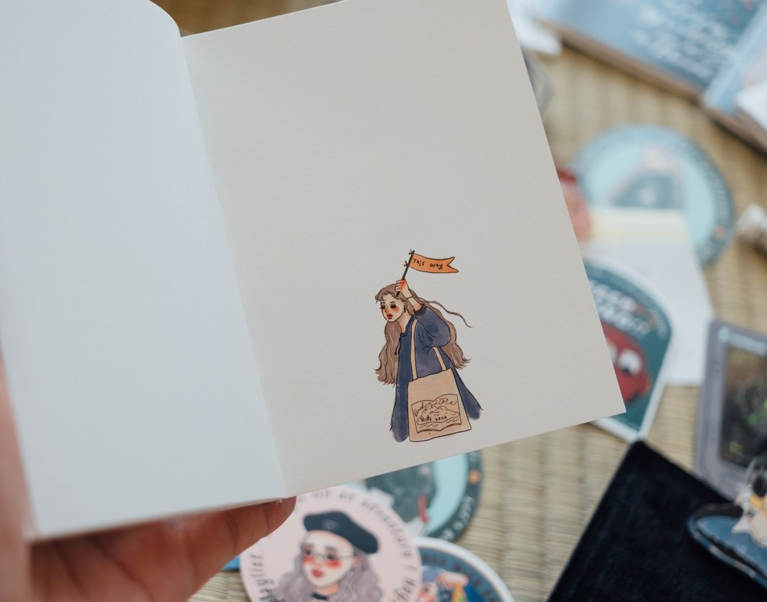 La Dolce Vita Passport Size Notebook - Road Trip