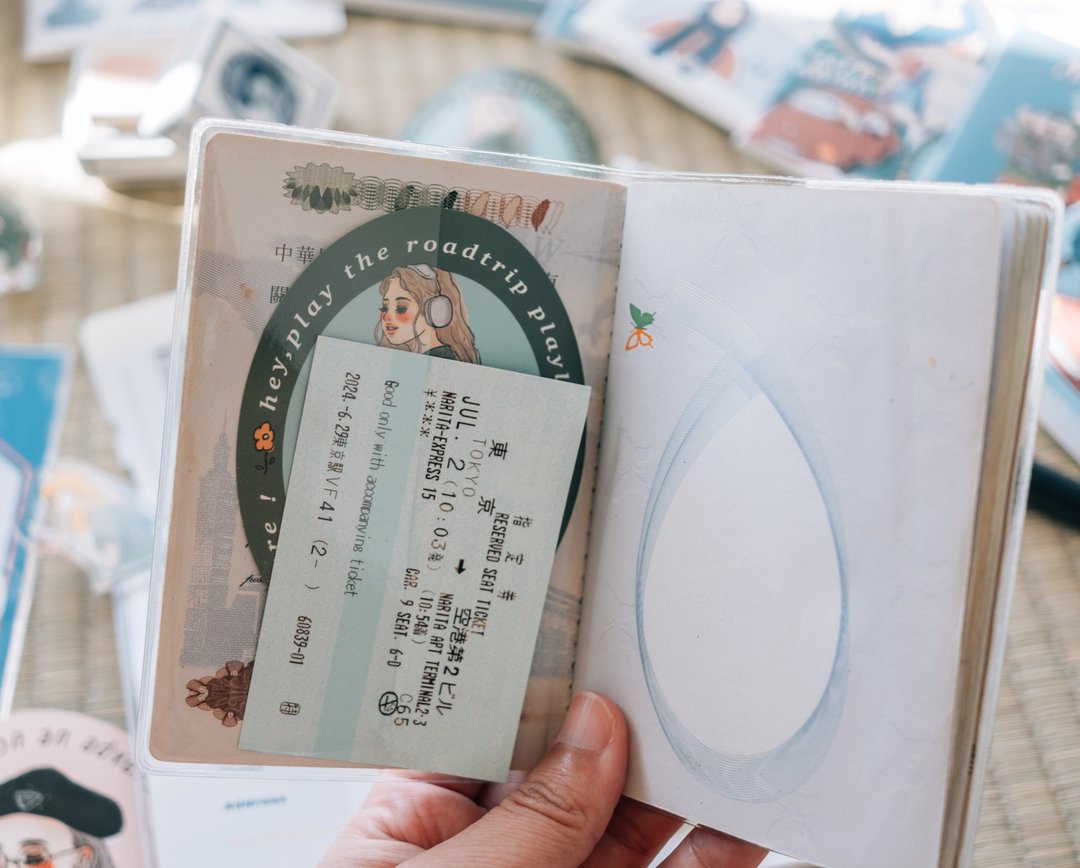 La Dolce Vita Printed Cover for Passport Size Notebook - Travel Agency