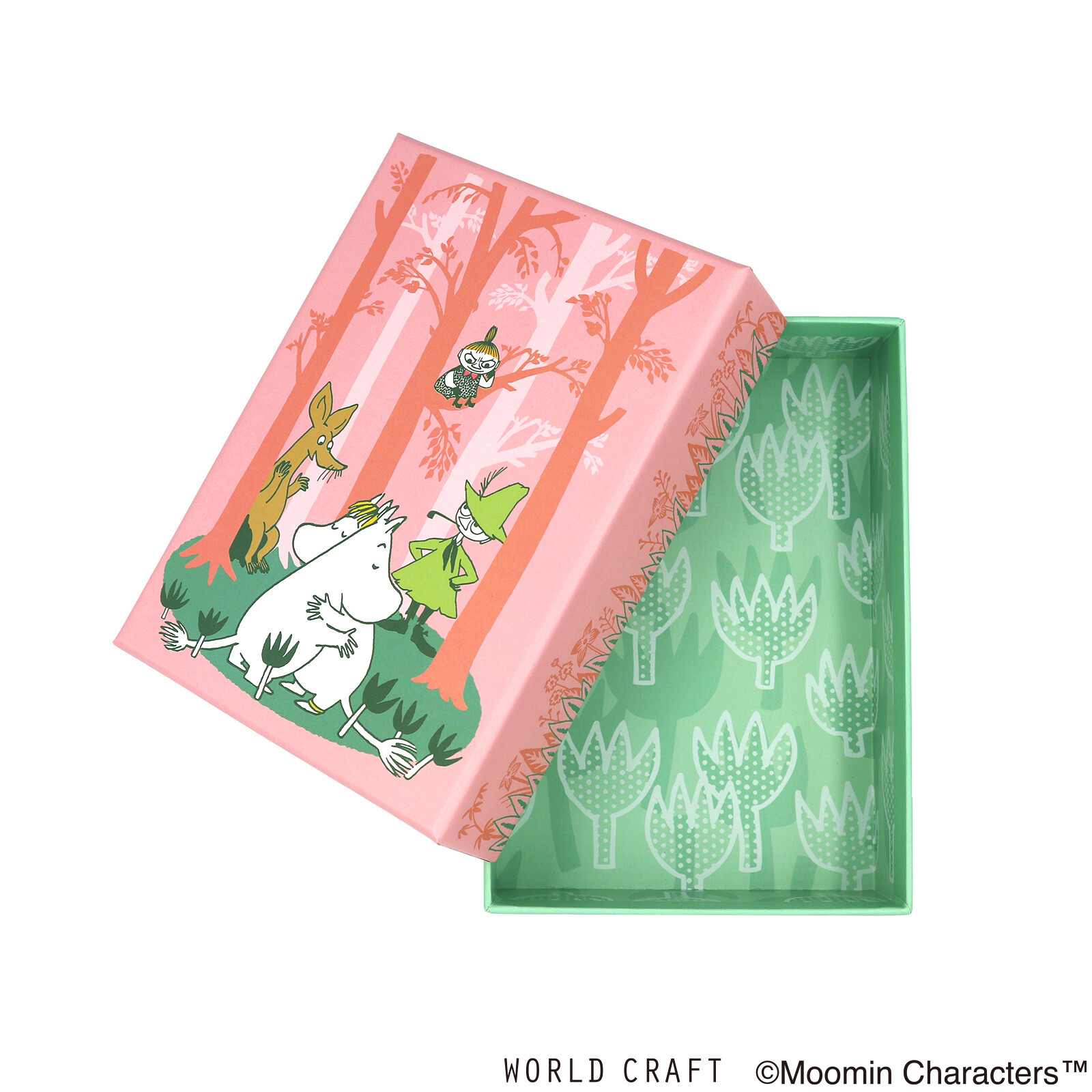 World Craft Moomin Paper Box - Pink