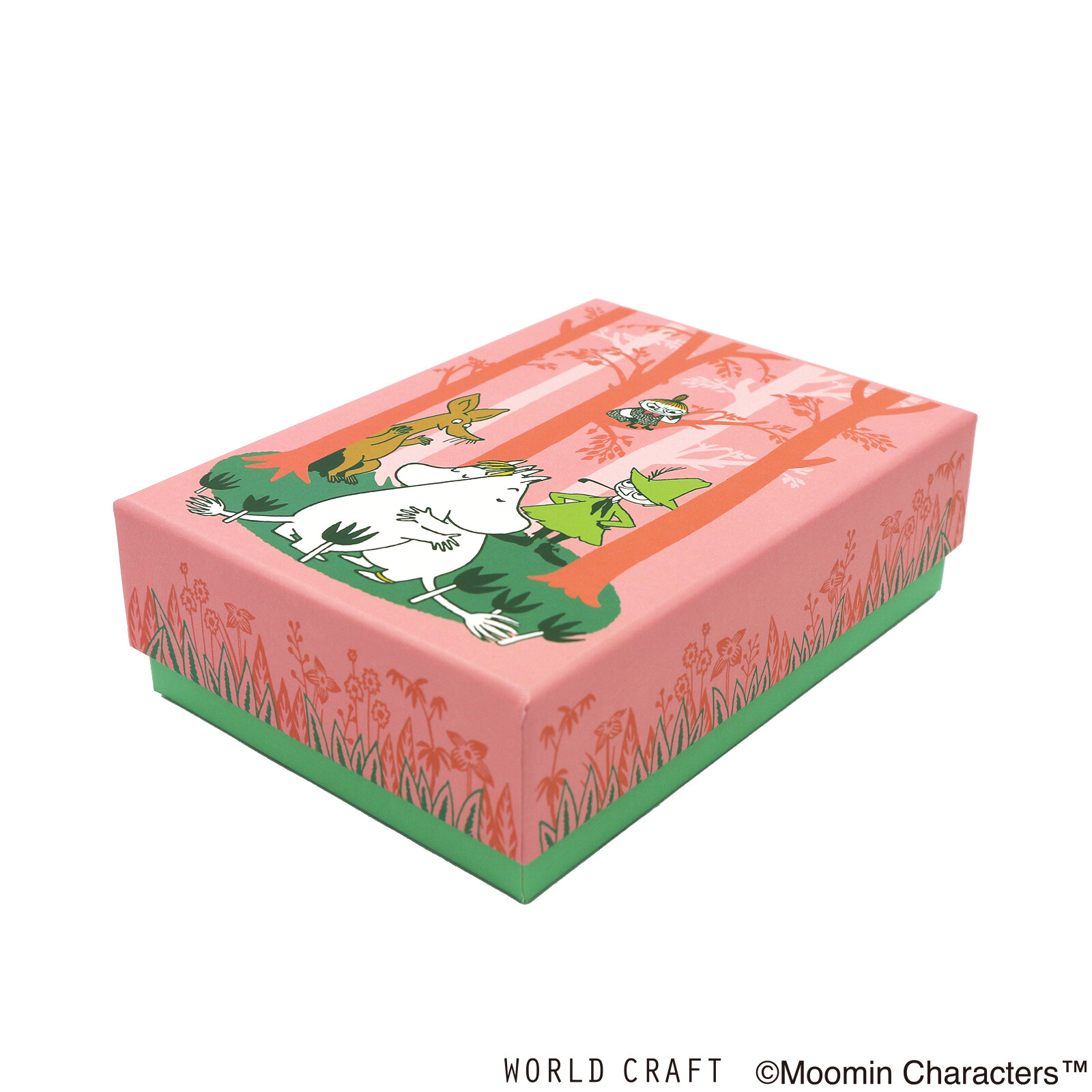World Craft Moomin Paper Box - Pink