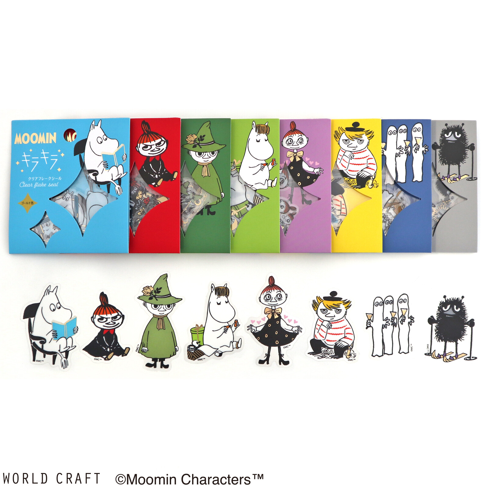 World Craft Moomin Stickers