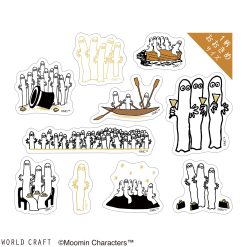 World Craft Moomin Stickers - Hattifatteners