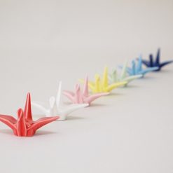 ceramic crane decoration