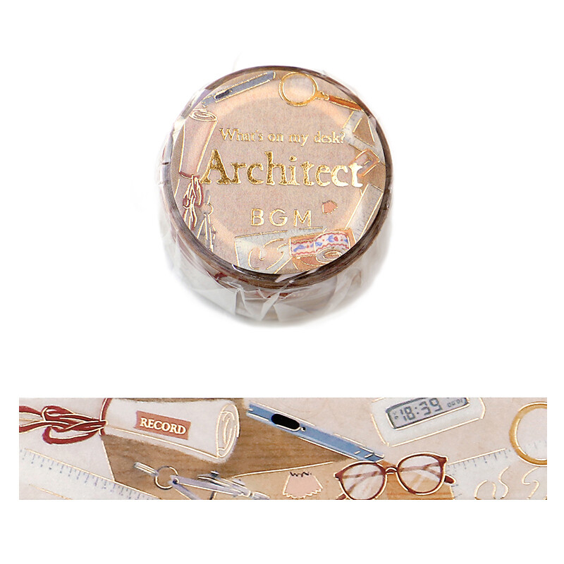 BGM Washi Tape What's on My Desk? Architect
