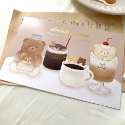 ROKKAKU Postcard - Cafe Teddy "Drink" - Image 3