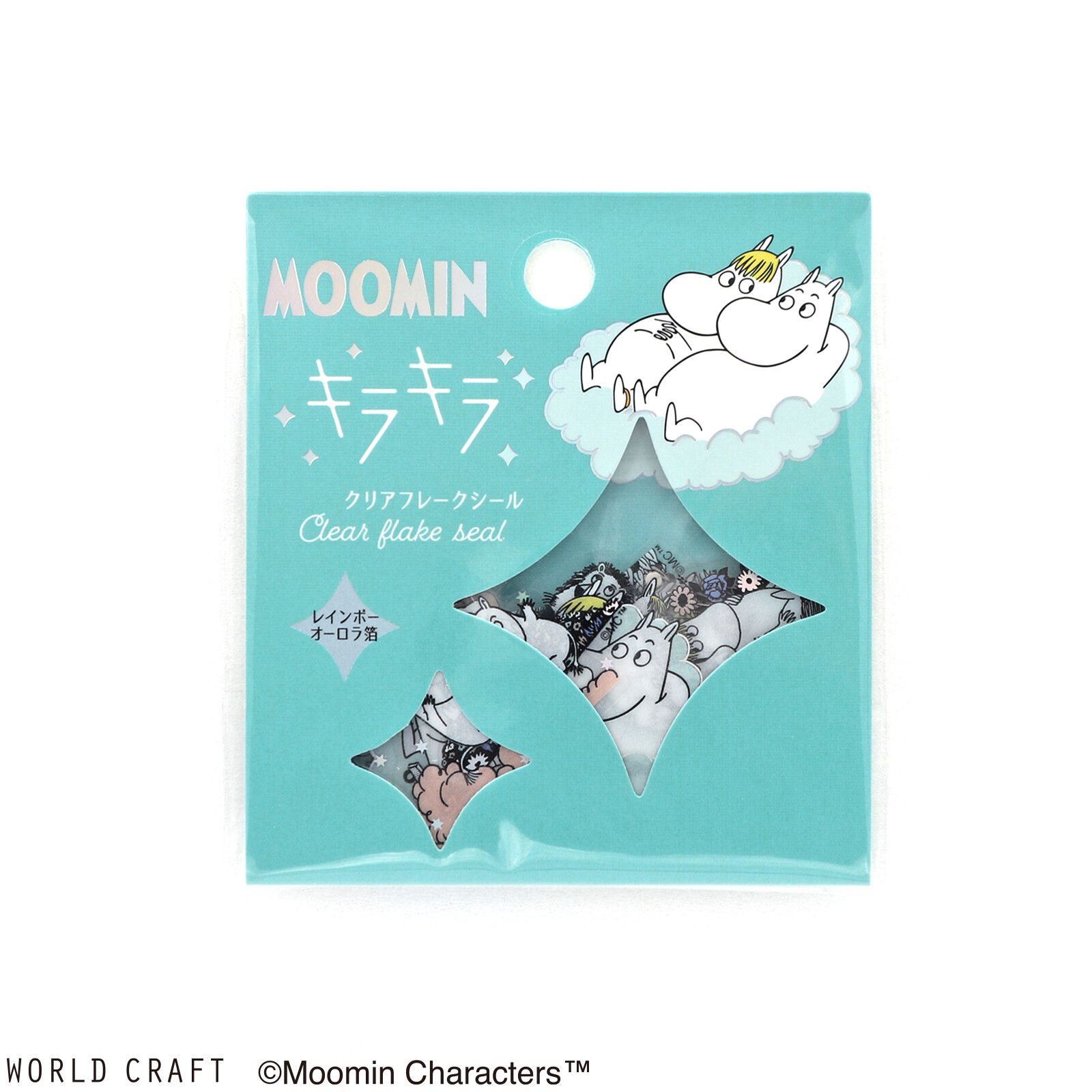 World Craft Moomin Stickers - Moomintroll & Snorkmaiden