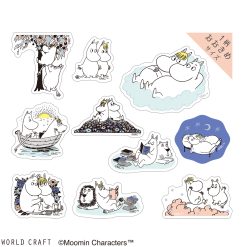 World Craft Moomin Stickers - Moomintroll & Snorkmaiden