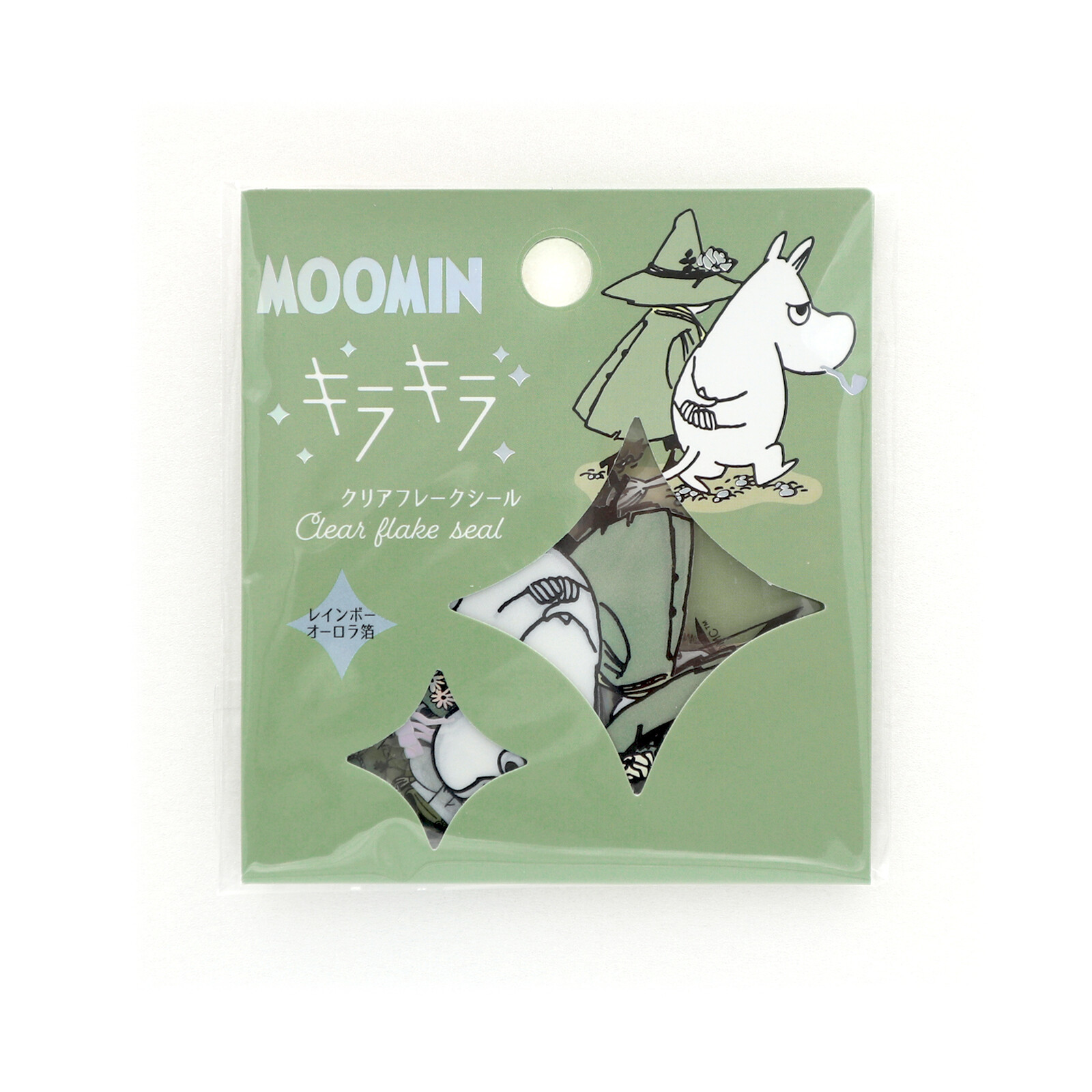 World Craft Moomin Stickers - Moomintroll & Snufkin