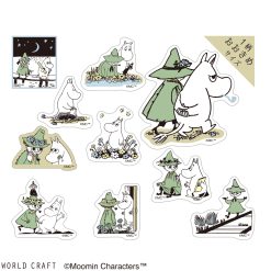 World Craft Moomin Stickers - Moomintroll & Snufkin