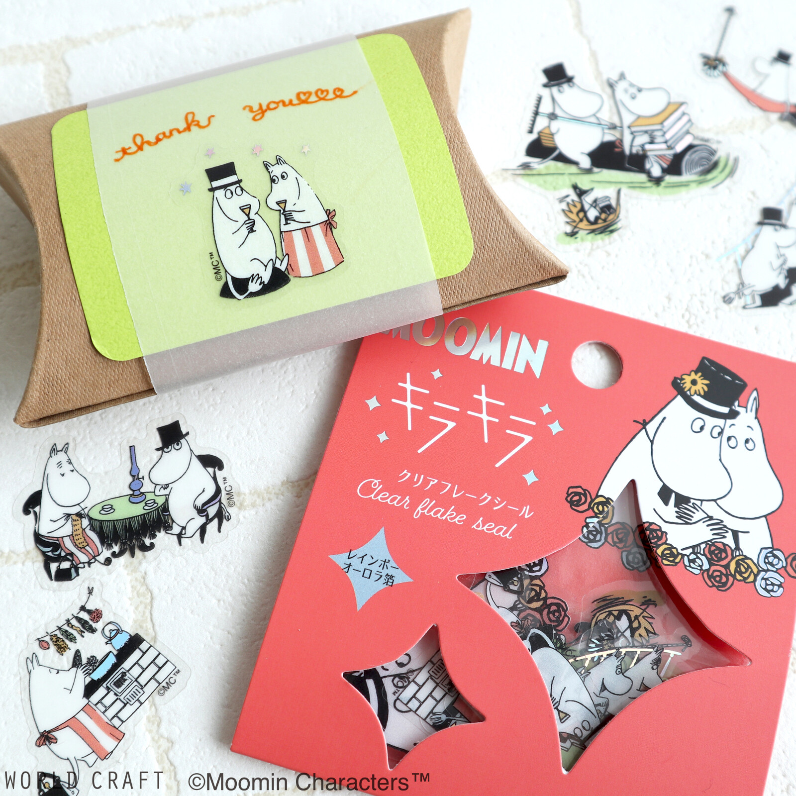 World Craft Moomin Stickers - Mama & Papa