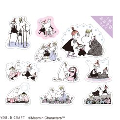 World Craft Moomin Stickers - Friends