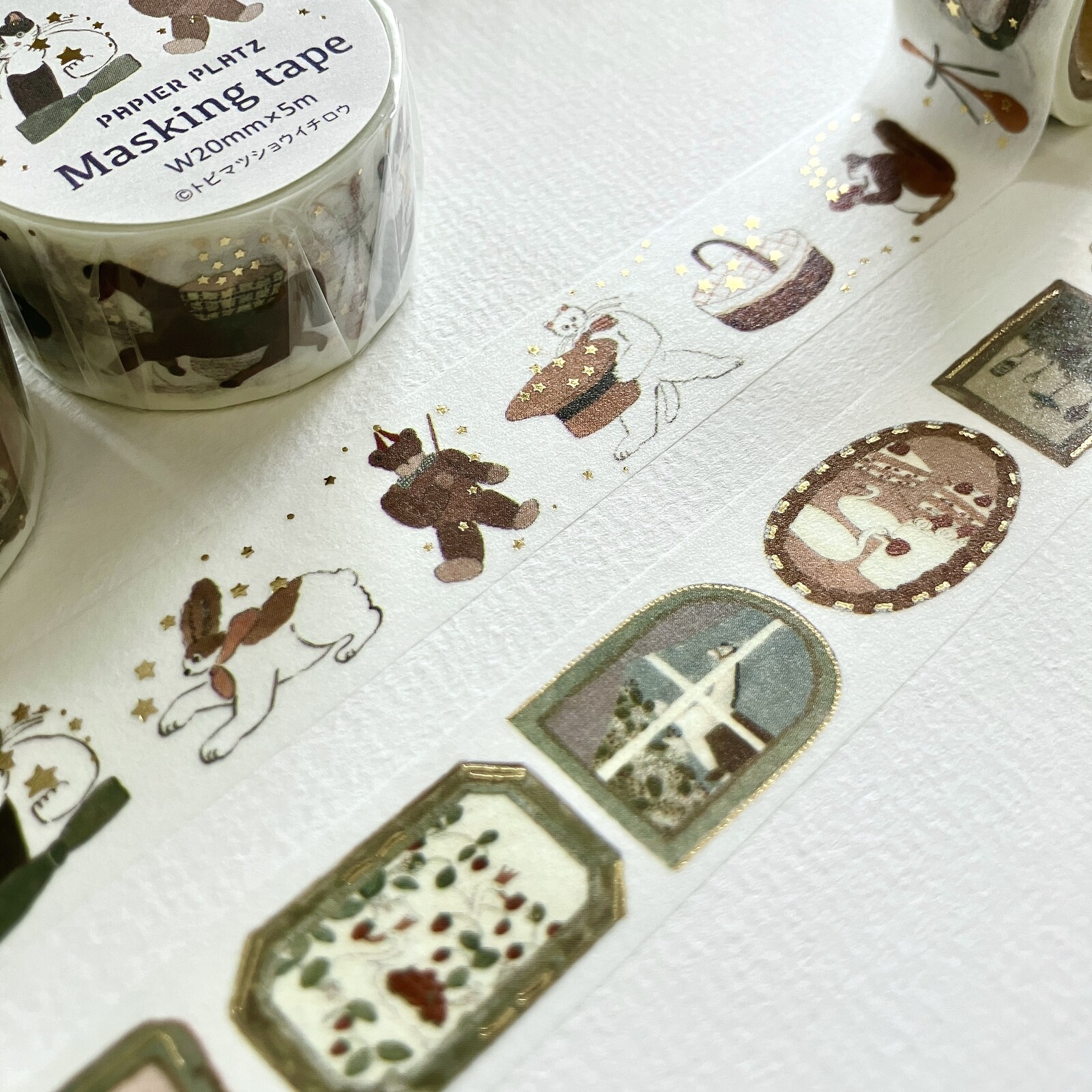 Papier Platz Shoichiro Gold Leaf Masking Tape - Stardust