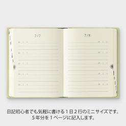 Midori 5-Year Diary - Light Green