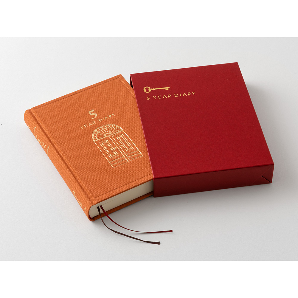 Midori 5-Year Diary - Red