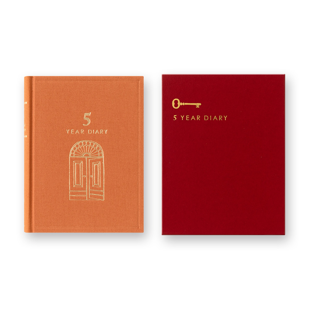 Midori 5-Year Diary - Red