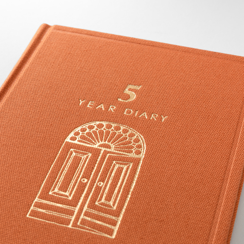 Midori 5-Year Diary - Red