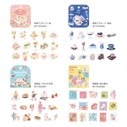 BGM Flake Stickers - Café a la Mode Sakura