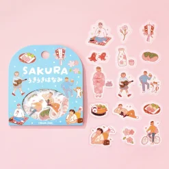 BGM Flake Stickers - Hanami Sakura