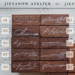 Jieyanow Atelier Rubber Stamps - Bon Voyage