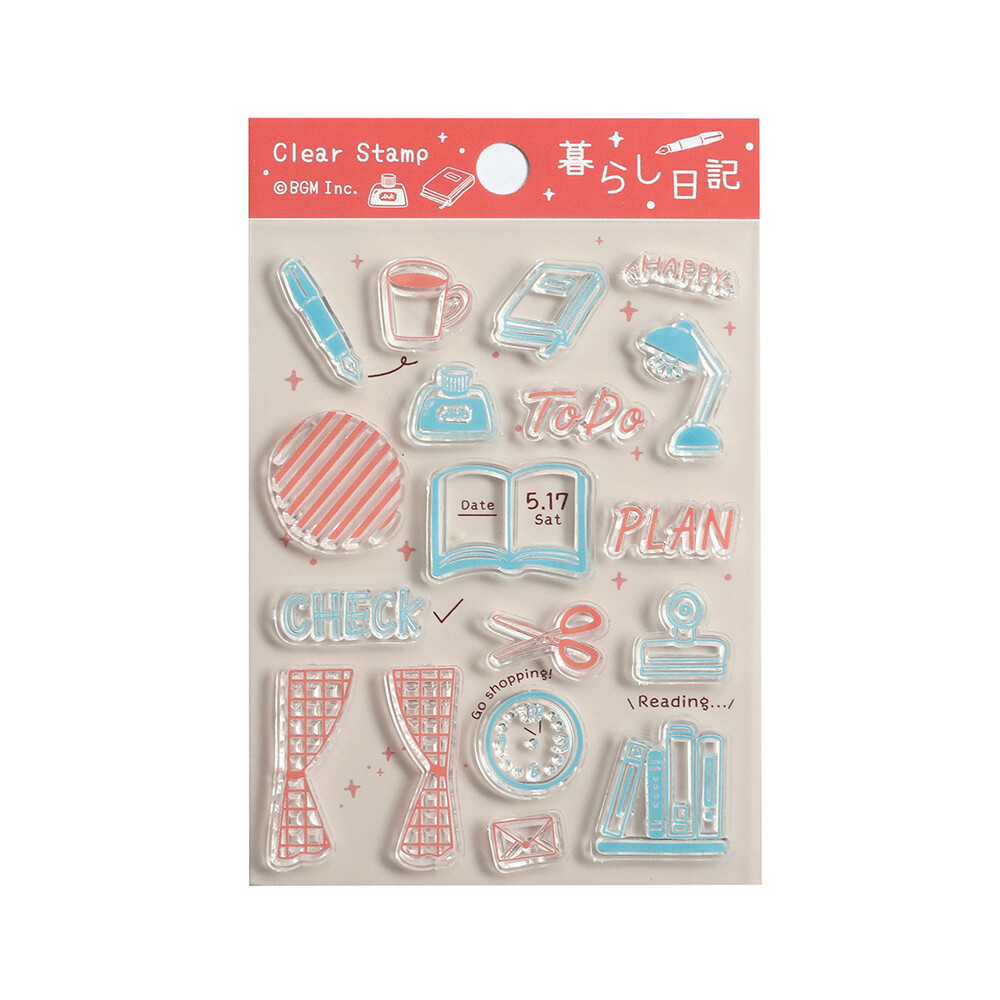 BGM Clear Stamp Set - Stationery