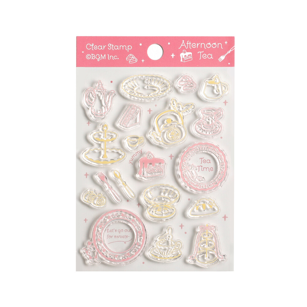 BGM Clear Stamp Set - Afternoon Tea
