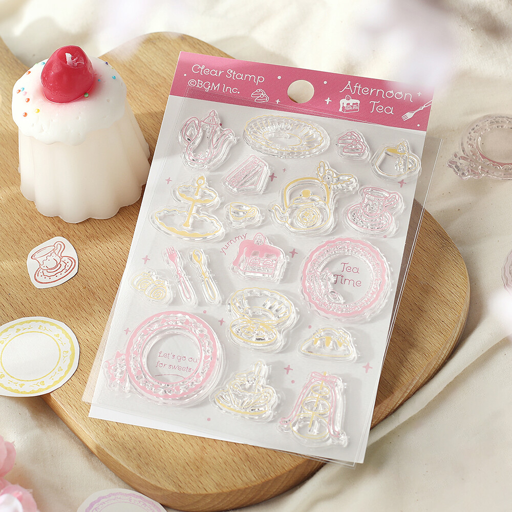 BGM Clear Stamp Set - Afternoon Tea