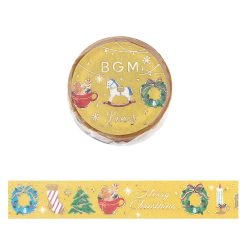 BGM Christmas Limited Washi Tape - Christmas Objects