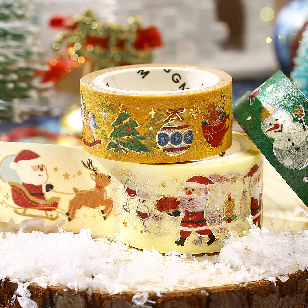 BGM Christmas Limited Washi Tape - Santa's Coming - Image 4