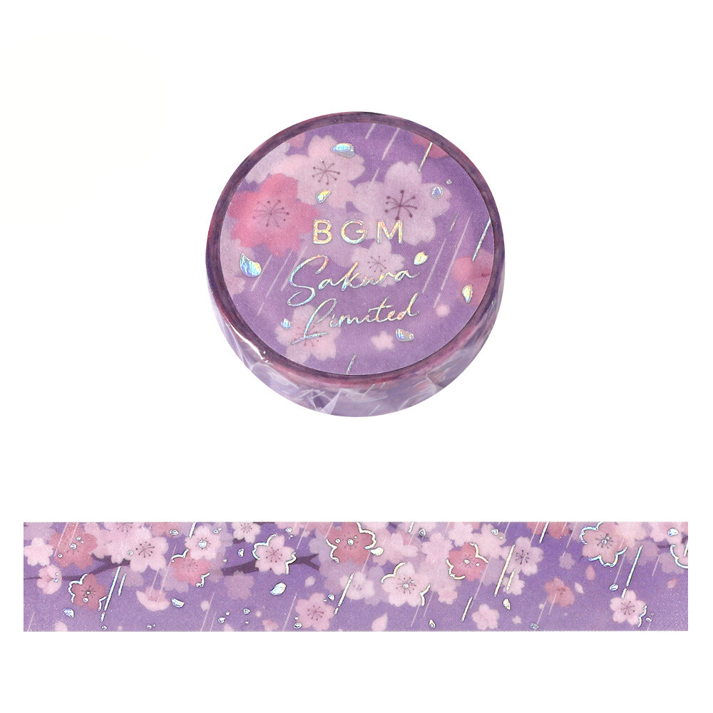 BGM Sakura Limited Washi Tape - Sakura Flow