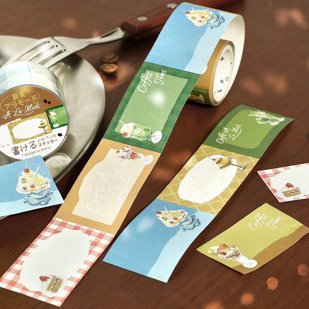 BGM Sticky Notes Roll - Cafe