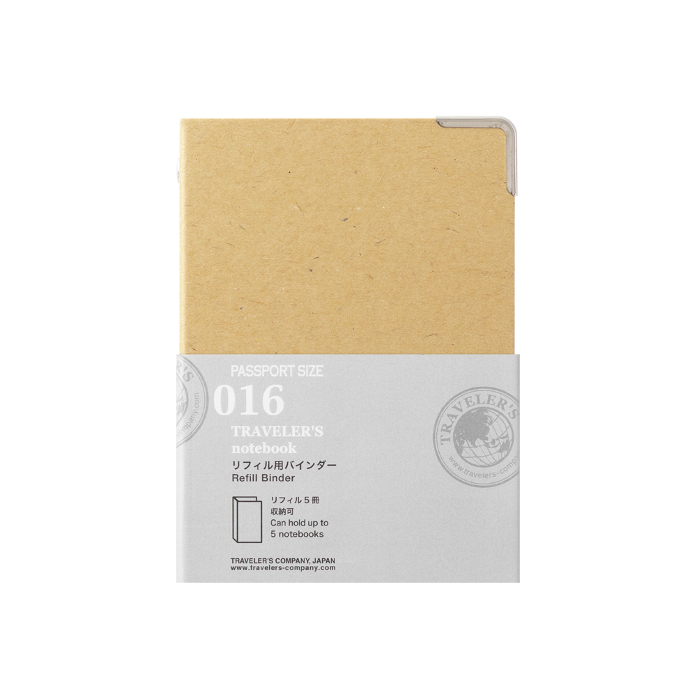 TRAVELER'S Notebook Passport Size Binder for Refills 016