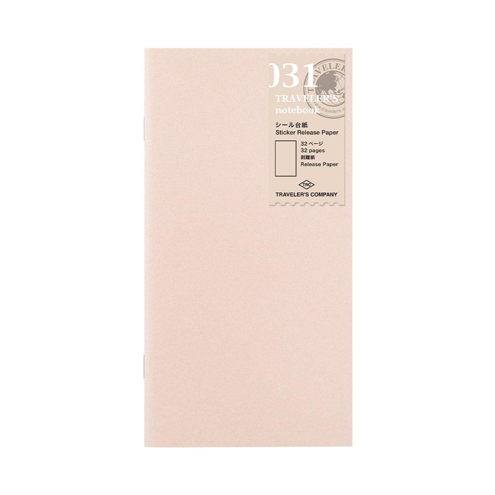 TRAVELER'S Notebook Refill 031 - Sticker Release Paper
