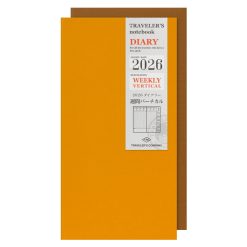 TRAVELER'S Notebook Refill 2026 Weekly Vertical
