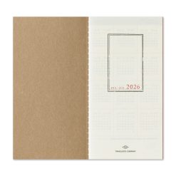 TRAVELER'S Notebook Refill 2026 Weekly Vertical