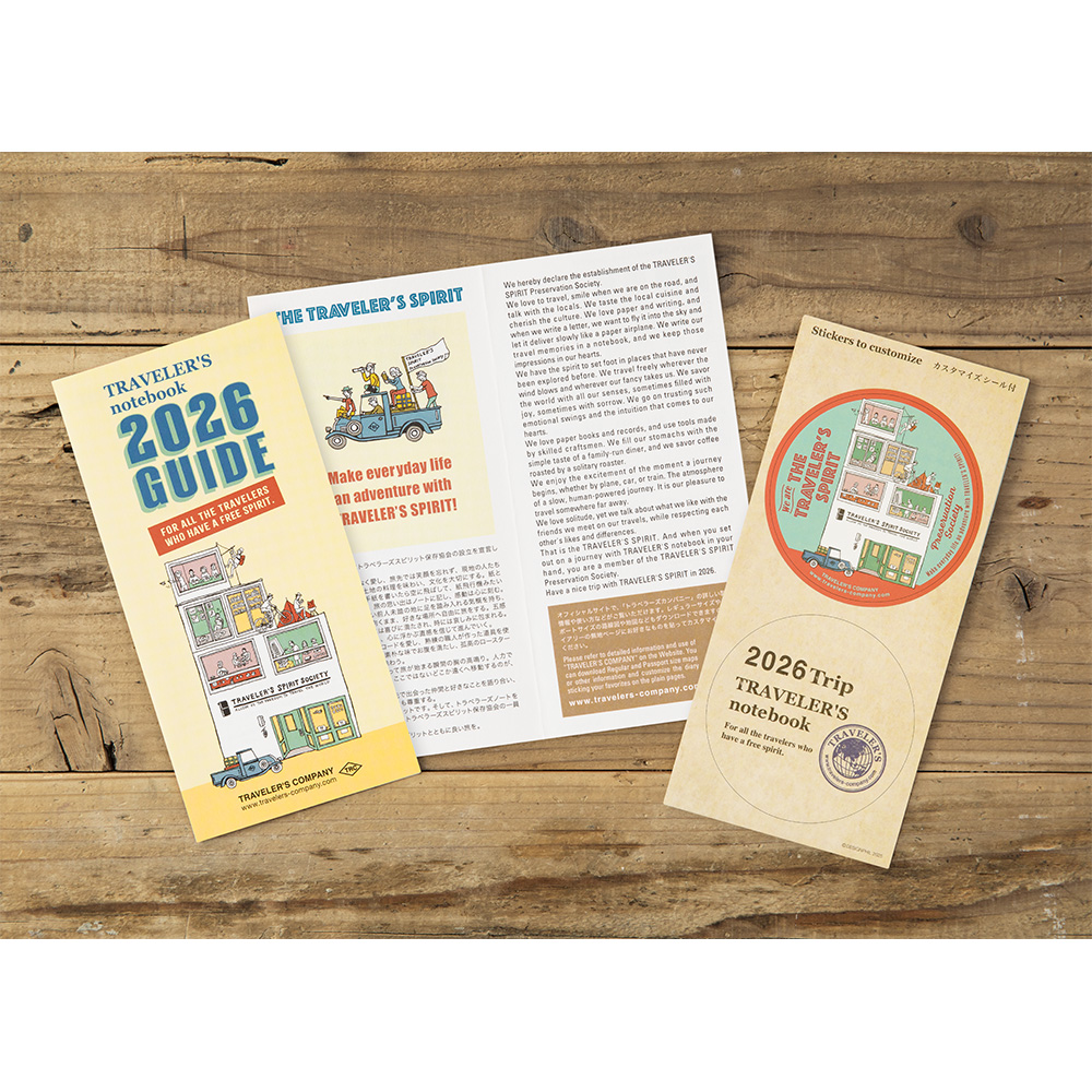 TRAVELER'S Notebook Refill 2026 Weekly Vertical