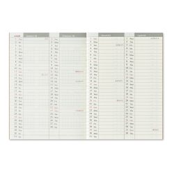 TRAVELER'S Notebook Passport Size Refill 2026 Weekly