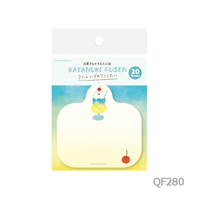 Furukawa Paper Die-Cut Sticky Notes - Soda Seal - Image 3