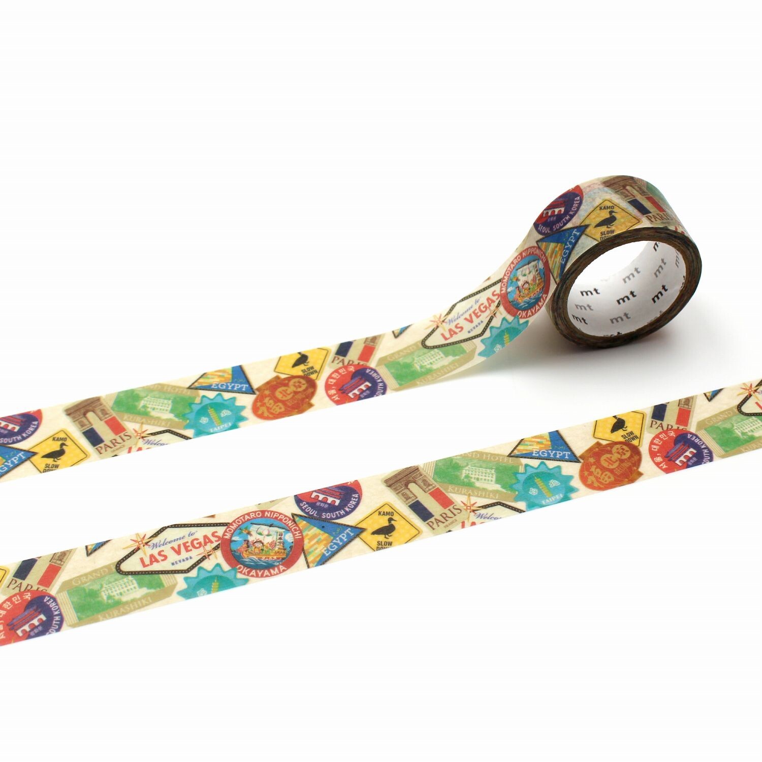 mt Washi Tape - Travel Sticker Collage