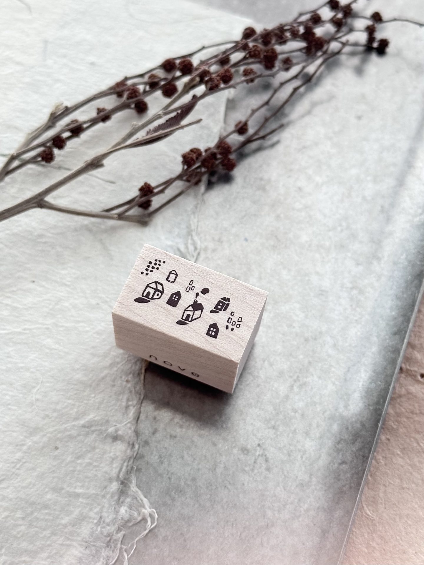 Nove Little Ordinary People Words Rubber Stamps Little Village