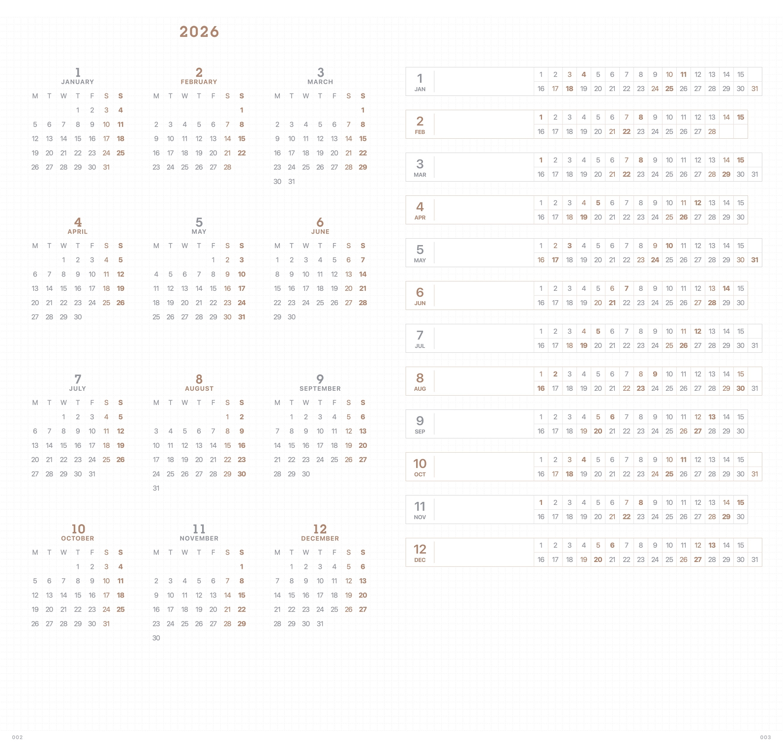 Take a Note 2026 TN Size Biweekly Planner