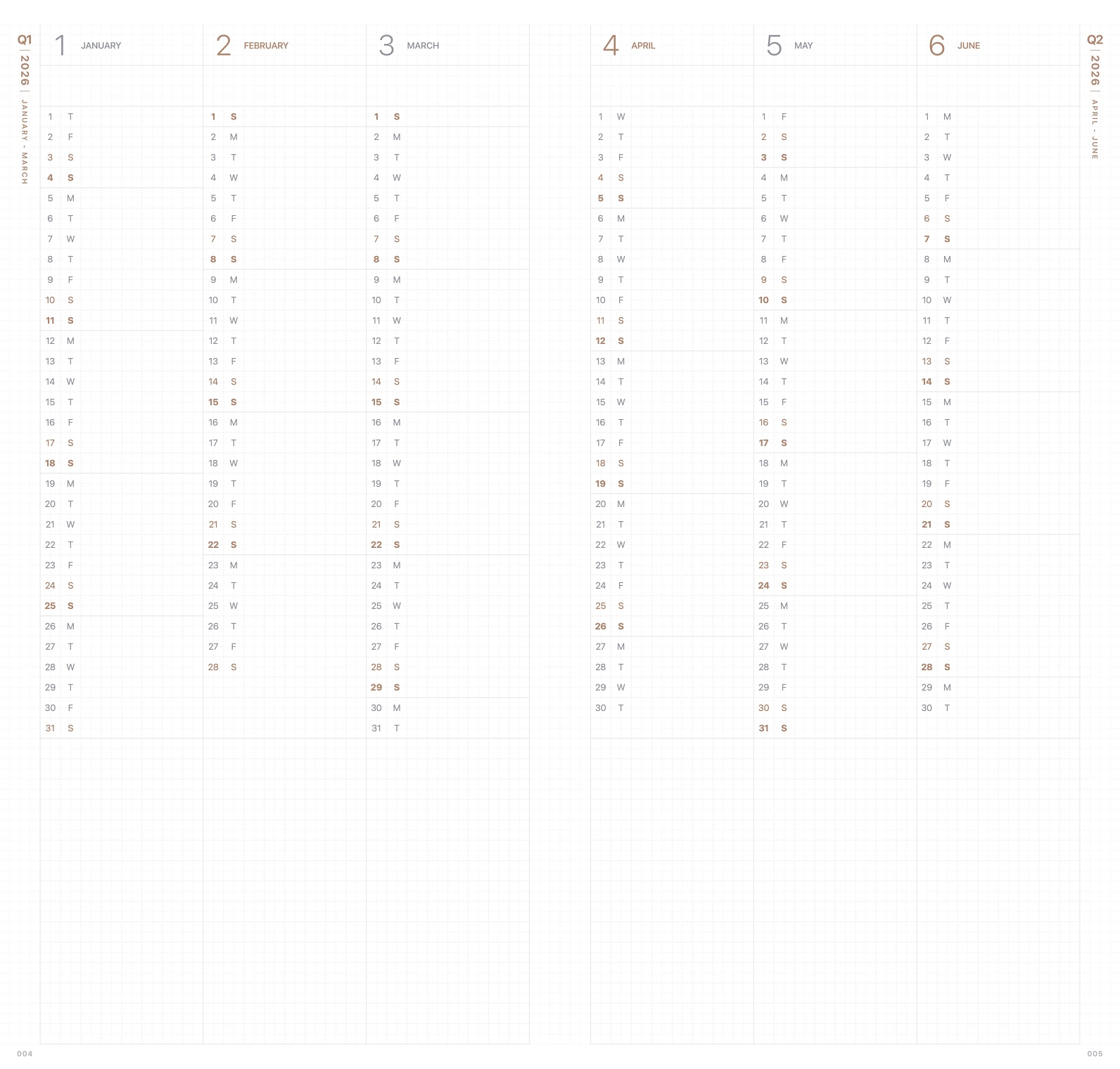 Take a Note 2026 TN Size Biweekly Planner