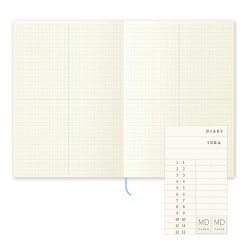 MD Paper A5 Notebook Journal Grid Block