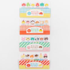 mizutama Stick Sticky Notes collection showing all four Kimochi Poroporo designs