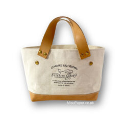 The Superior Labor Engineer Bag Petite - Natural with Leather Bottom