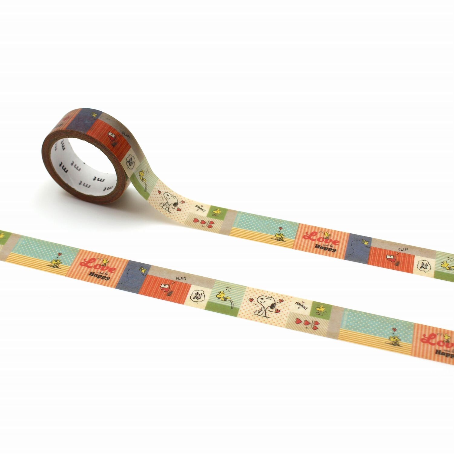 mt Washi Tape - Peanuts Love Message