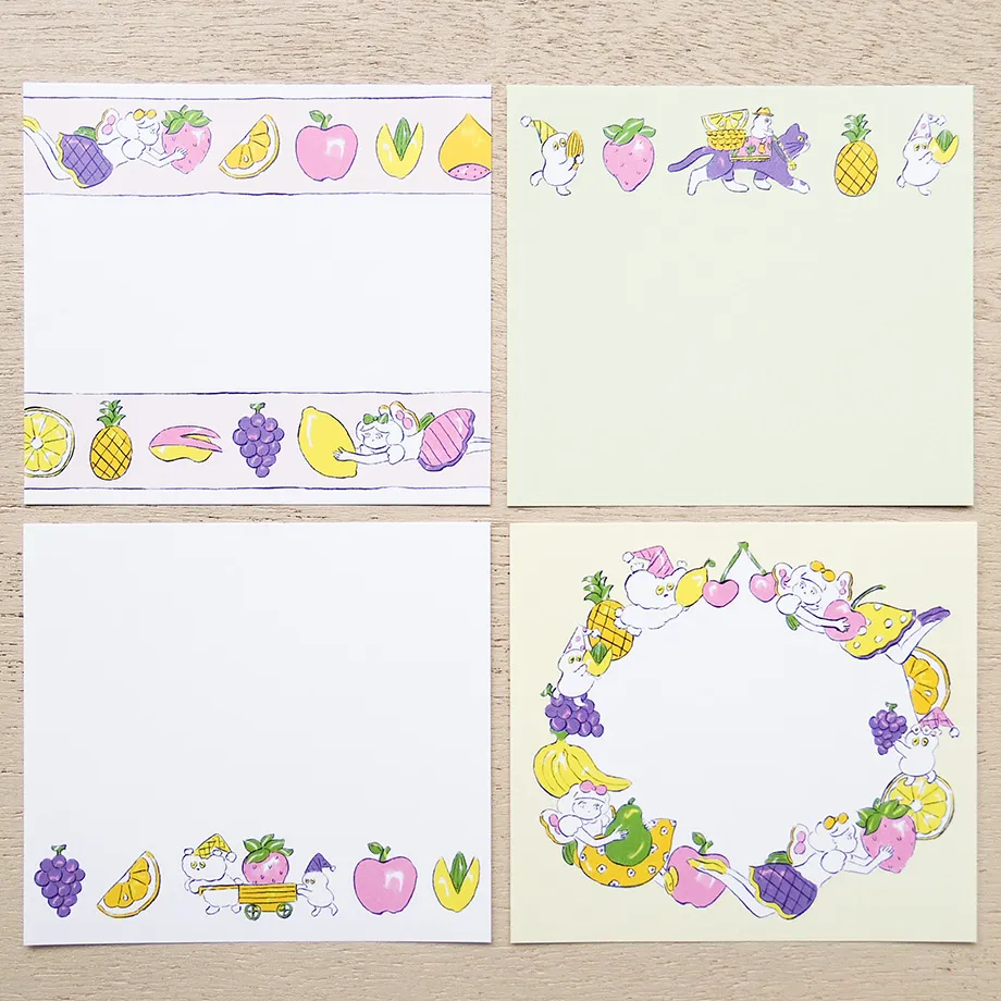 Cozyca Heisuke Kitazawa Memo Block - Fruit