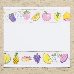 Cozyca Heisuke Kitazawa Memo Block - Fruit