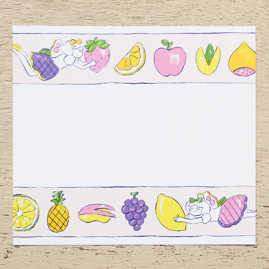 Cozyca Heisuke Kitazawa Memo Block - Fruit