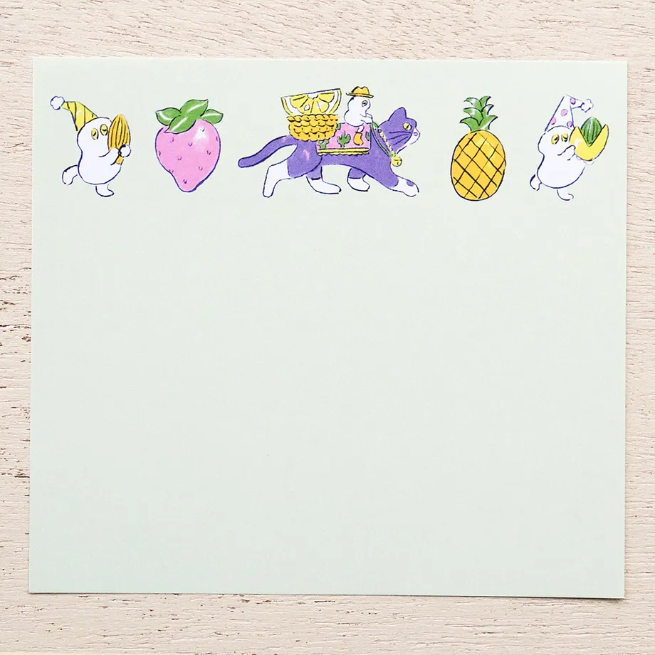 Cozyca Heisuke Kitazawa Memo Block - Fruit