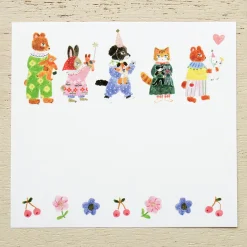 Cozyca Aiko Fukawa Memo Block - Fluffy Friends